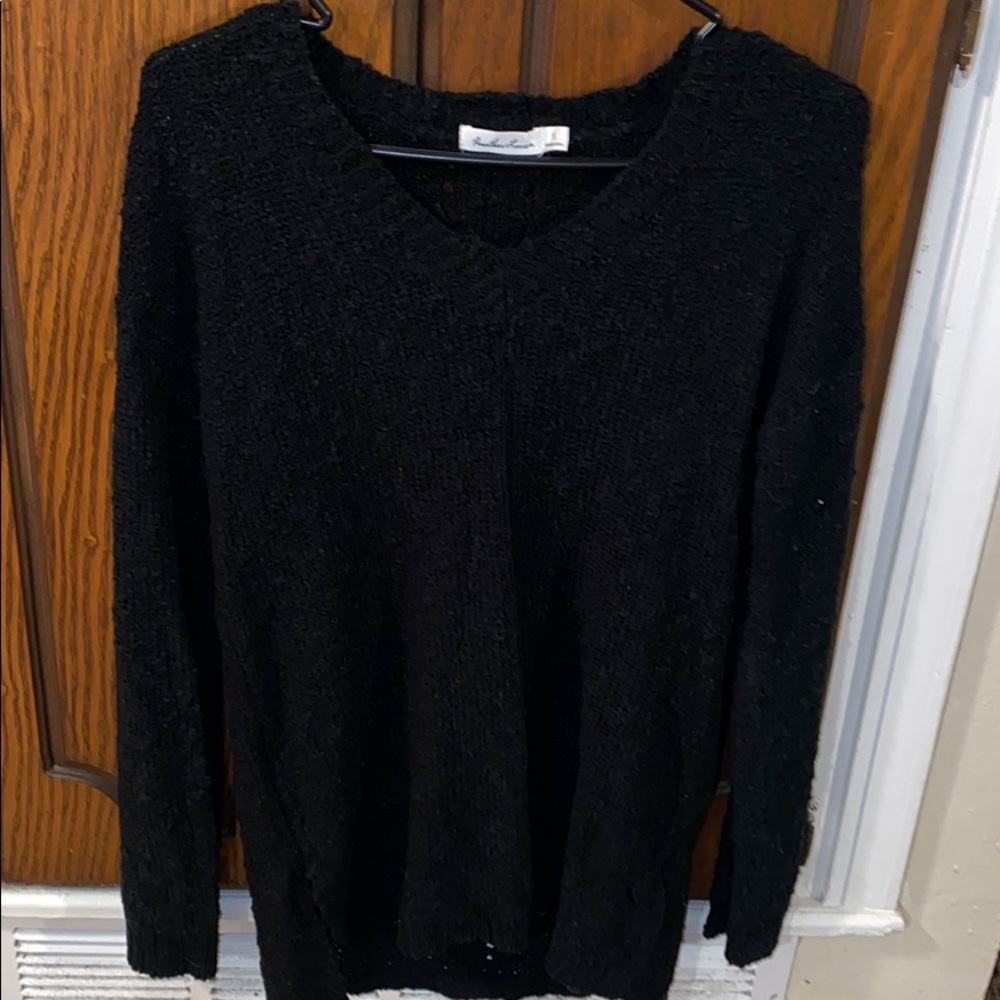 Knitted Black Sweater
